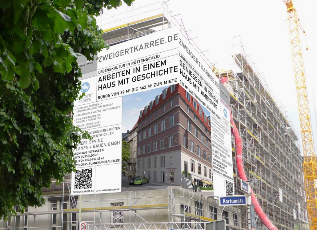 Gestaltung Immobilien Grossplakat