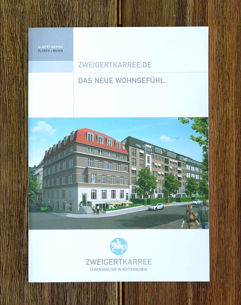 Gestaltung Immobilienbroschuere