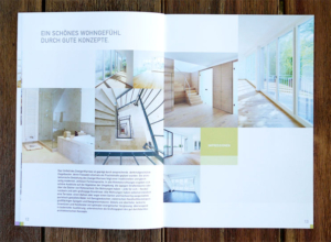 Gestaltung Immobilienbroschuere