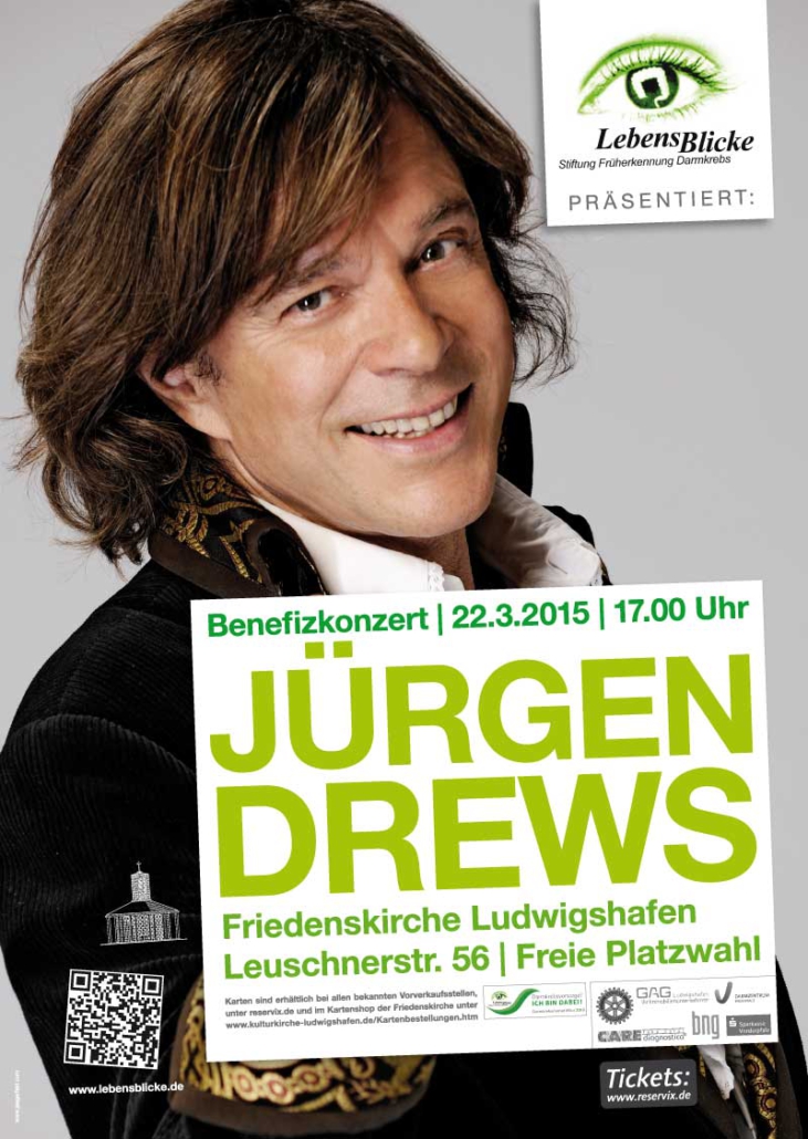 Plakat Stiftung LebensBlicke Jürgen Drews