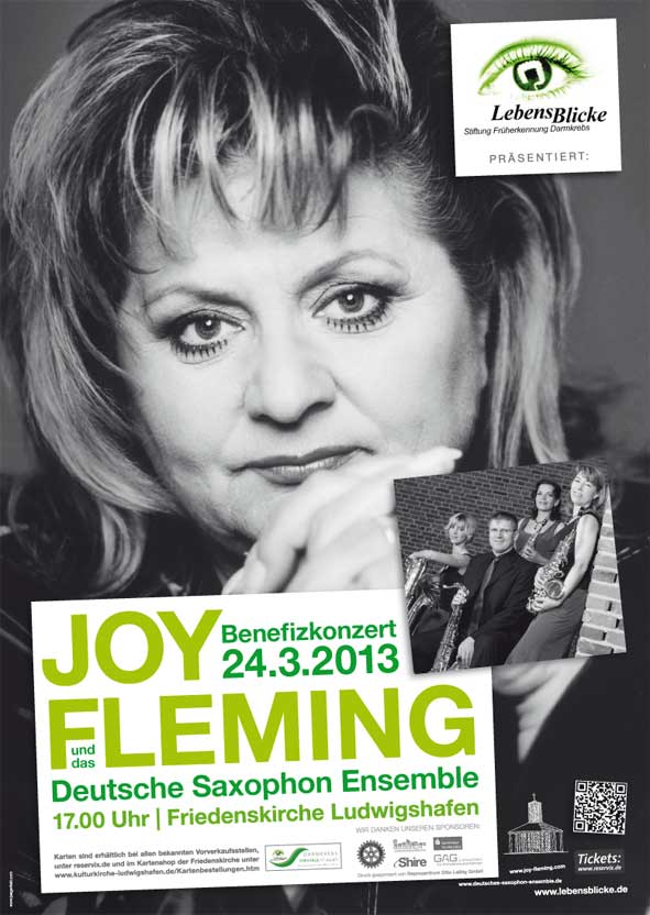 Plakat Stiftung LebensBlicke Joy Fleming