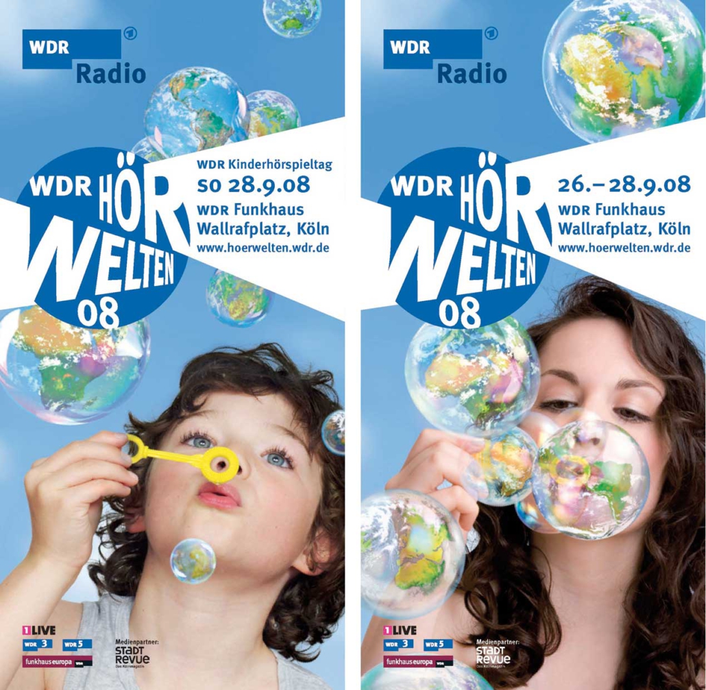 WDR Hoerwelten Gestaltung Flyer