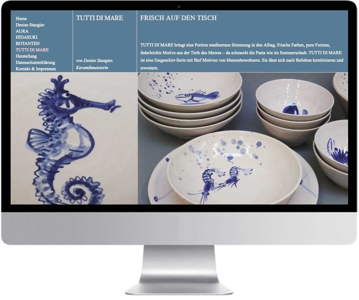 website denise stangier keramik