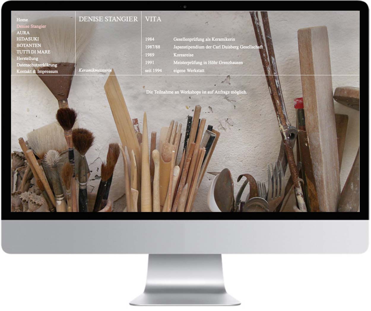 website denise stangier keramik