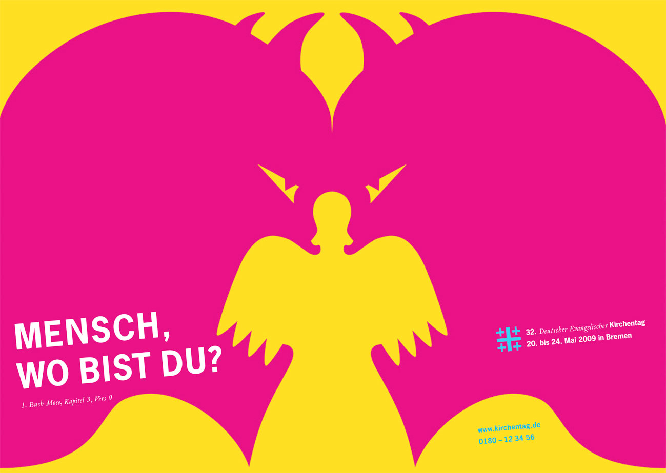 Jaegerfeld Kommunikation Plakat Kirchentag
