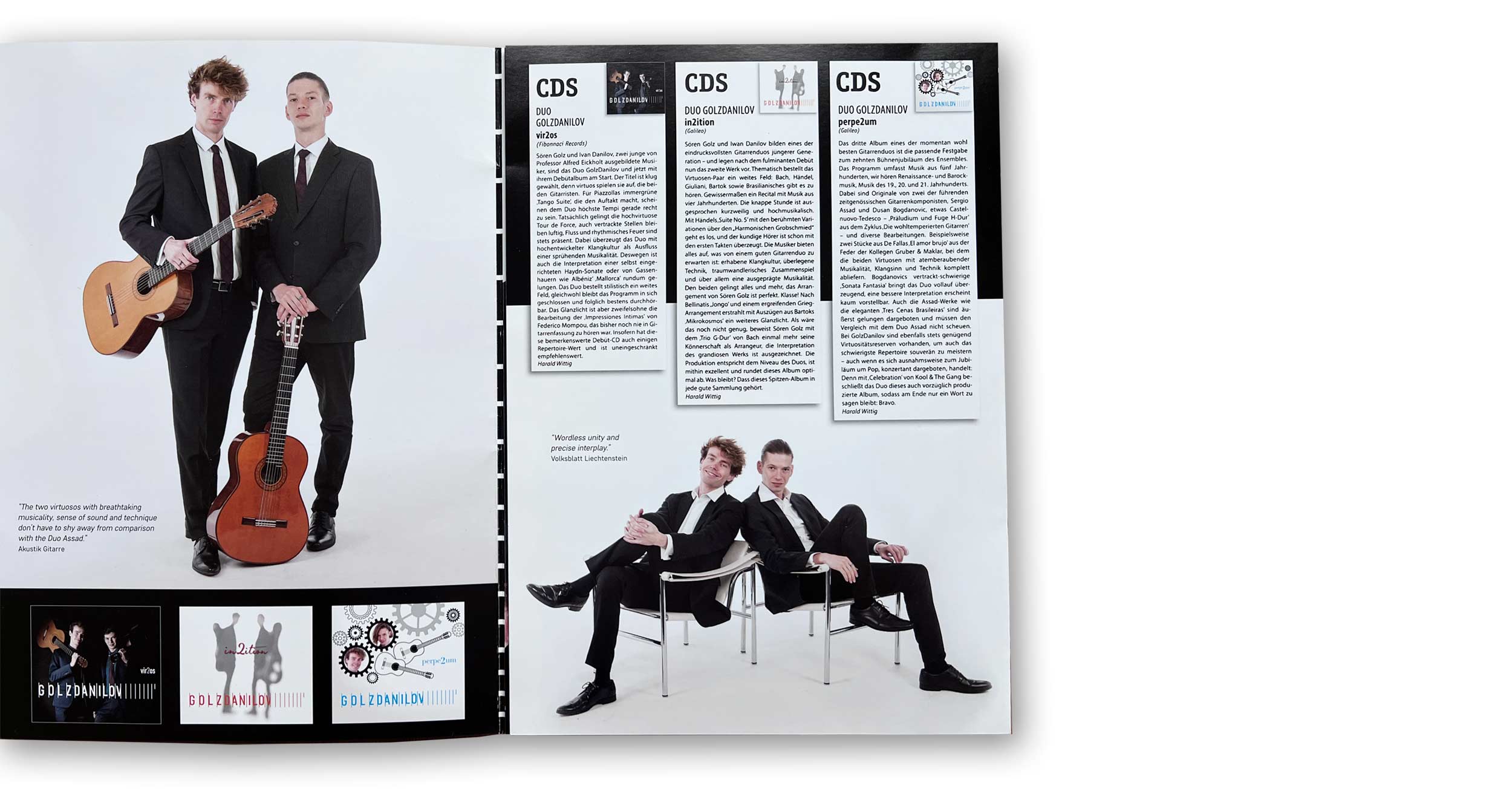 Gitarrenduo GolzDanilov Pressemappe